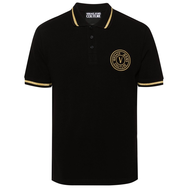 Logo-embroidered polo shirt