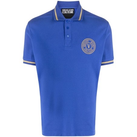 Logo-embroidered polo shirt