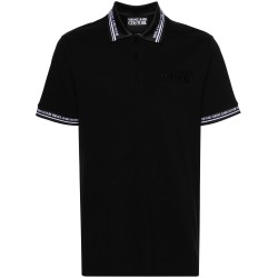 Logo-embroidered polo shirt