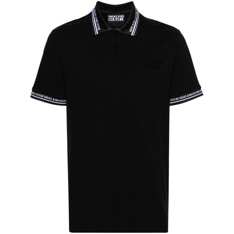 Logo-embroidered polo shirt