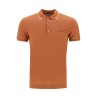 slim fit polo shirt in stretch cotton