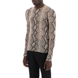 long-sleeved silk t-shirt for