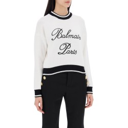 embroidered logo pullover