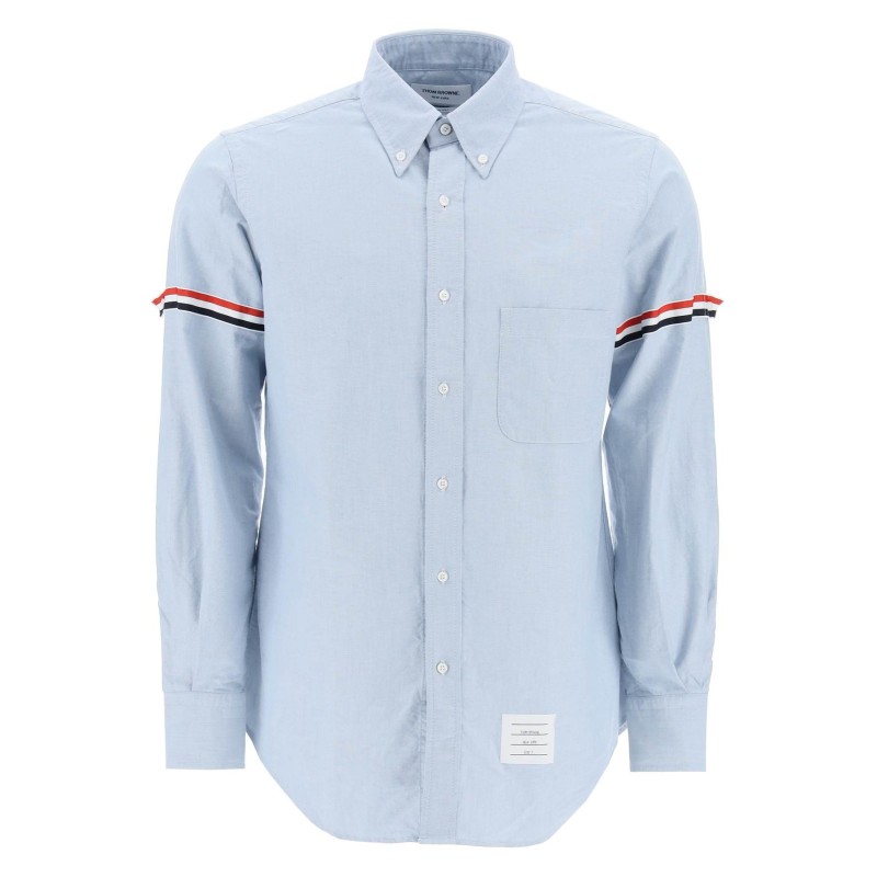 oxford button-down shirt with rwb armbands