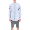 oxford button-down shirt with rwb armbands