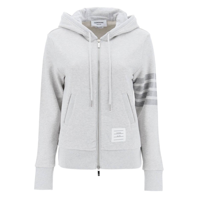 4-bar hoodie with zipper and