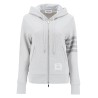 4-bar hoodie with zipper and