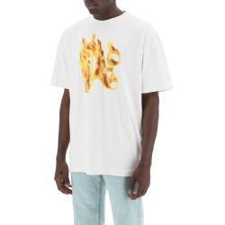 "burning monogram t