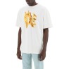 "burning monogram t