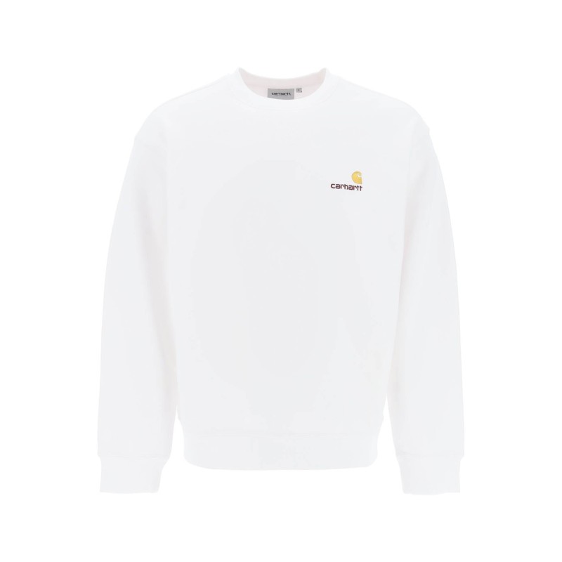 american script crewneck sweatshirt