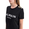 logo t-shirt with buttons