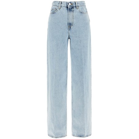 wide leg jeans in organic cotton