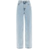 wide leg jeans in organic cotton