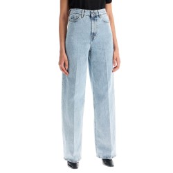 wide leg jeans in organic cotton