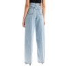 wide leg jeans in organic cotton