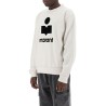 mikoy flocked logo sweatshirt