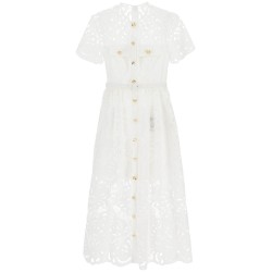 midi lace dress in seven