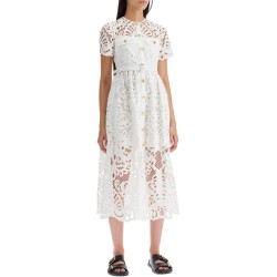 midi lace dress in seven