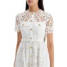 midi lace dress in seven