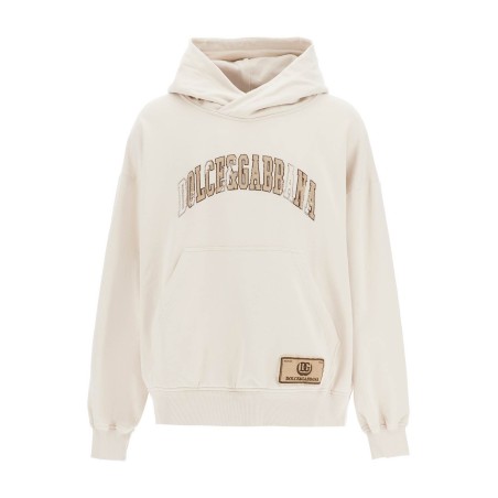 hooded sweatshirt with embroidered logo