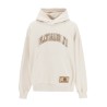 hooded sweatshirt with embroidered logo