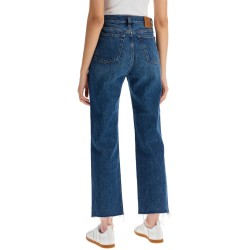 classic cut cropped jeans