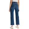 classic cut cropped jeans