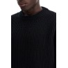 "oversized ribbed wool pul