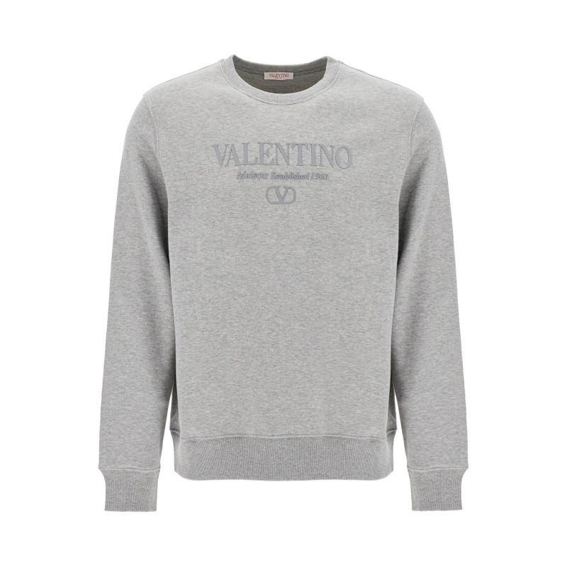 crewneck sweatshirt with logo