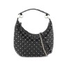 small leather 'rockstud spike' hobo bag