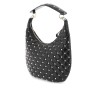 small leather 'rockstud spike' hobo bag