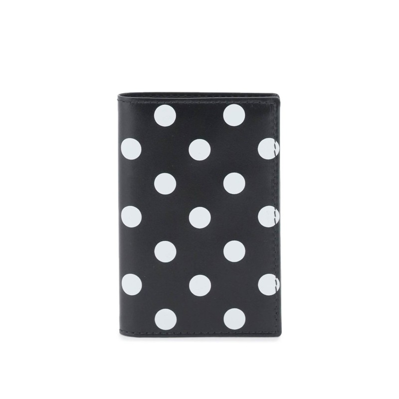 polka-dot bifold wallet