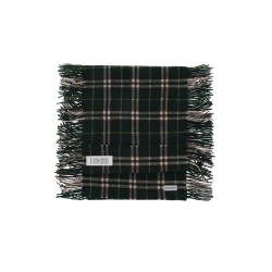 check cashmere scarf