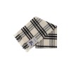 check wool scarf