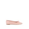 patent leather ballet flats with asymmetrical bow