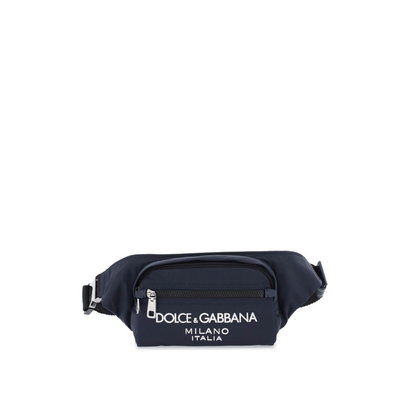 nylon beltpack bag with logo