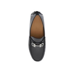 loafers with gancini detail