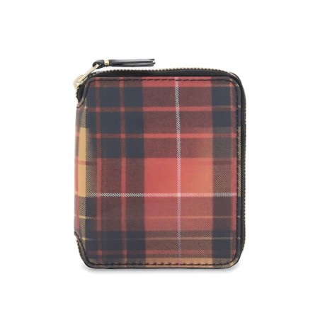 lenticular-effect zip-around wallet