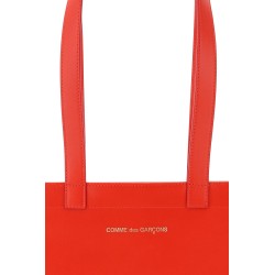 leather tote bag with logo