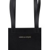 leather tote bag with logo