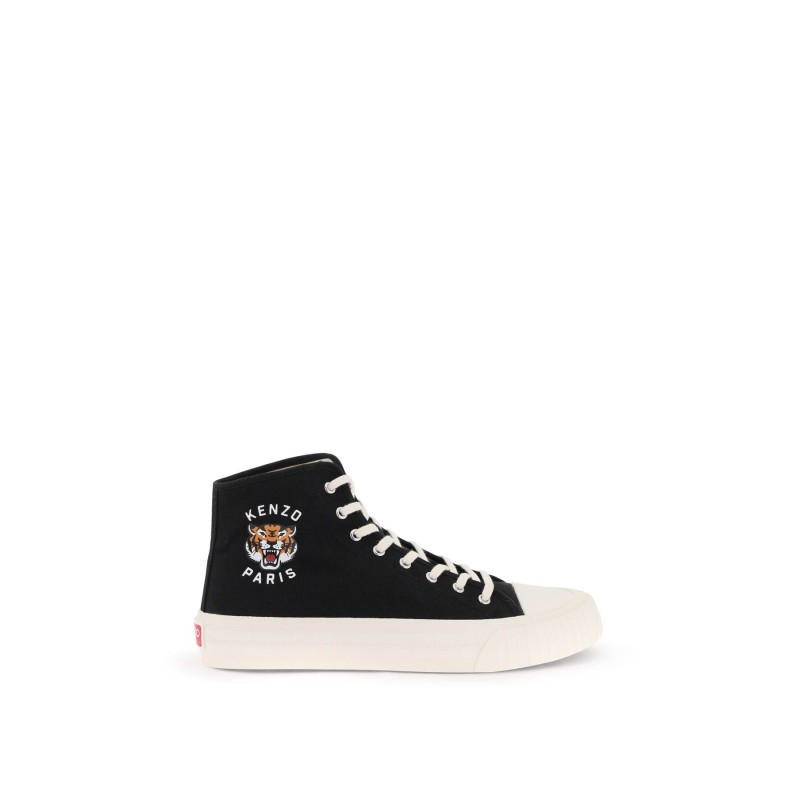 canvas high-top sneakers