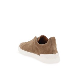 triple stitch slip-on sneakers