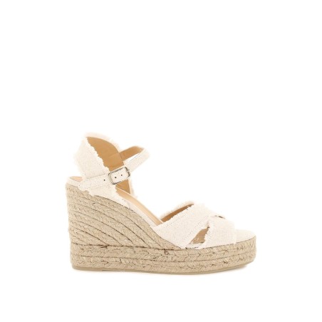 lurex bromelia wedge sandals