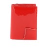 bifold patent leather wallet in