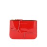 zip around patent leather wallet with zipper