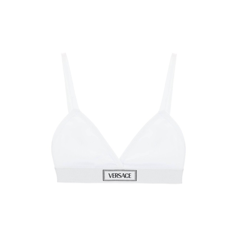 '90s logo ribbed bralette