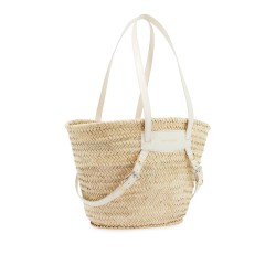 raffia voyou medium shoulder bag