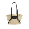 raffia voyou shoulder bag