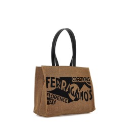 logo printed tote bag (m)