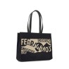 logo printed tote bag (m)